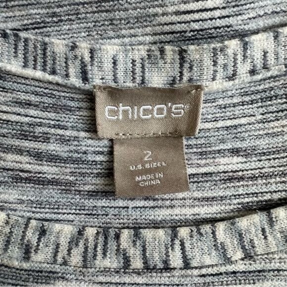 Chico's Spacedye Bateau-Neck Pullover Sweater - 2/L - Picture 5 of 6
